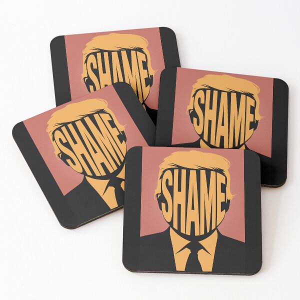 Item preview, Anti-Trump “SHAME” Protest Poster – Bold Political Activist Wall Art designed and sold by just-quotes.