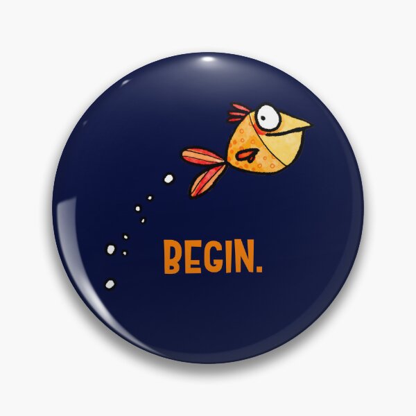 Item preview, Begin - funny fish designed and sold by kobyakov.