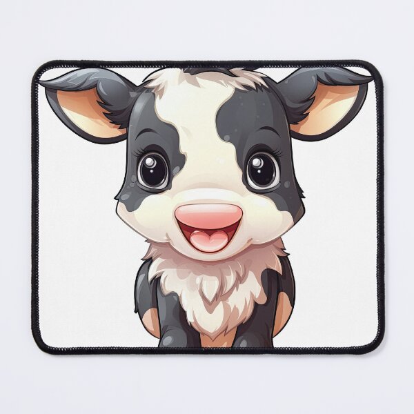 Item preview, little cow sticker designed and sold by Eiwaprints.