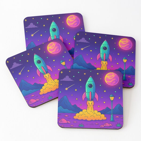Item preview, Neon Stardust Launch designed and sold by zzz888.