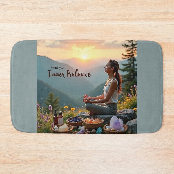 Item preview, Find Your Inner Balance; Yoga Serenity: Aromatherapy’s Gentle Touch designed and sold by Creative-RE.