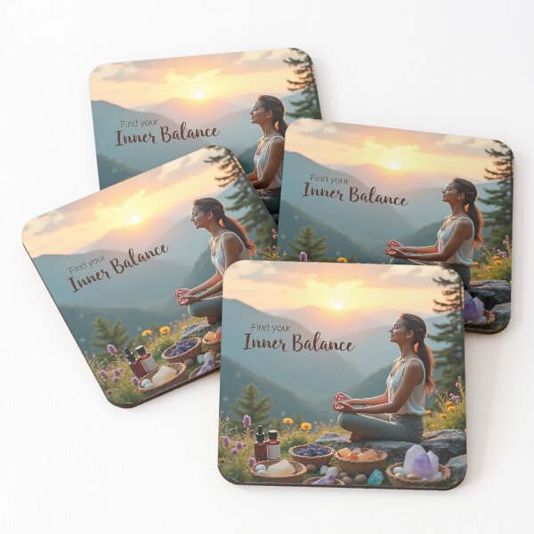 Item preview, Find Your Inner Balance; Yoga Serenity: Aromatherapy’s Gentle Touch designed and sold by Creative-RE.