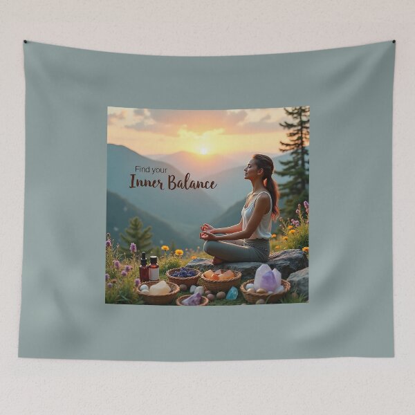 Item preview, Find Your Inner Balance; Yoga Serenity: Aromatherapy’s Gentle Touch designed and sold by Creative-RE.