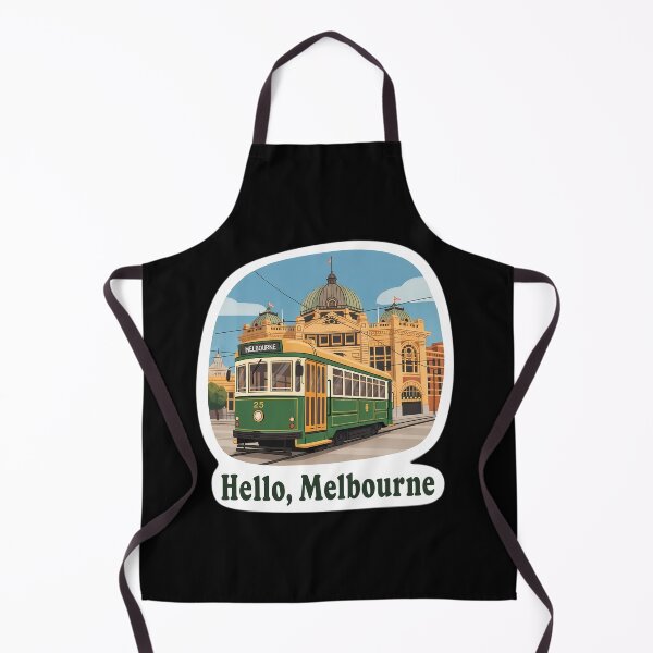Item preview, Hello, Melbourne!: A Charming and Whimsical Tram Illustration designed and sold by Digital Dreams Arts.