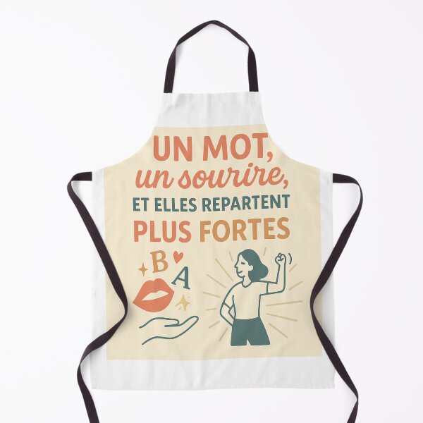Aperçu de l'œuvre Un mot, un sourire… et elles repartent plus fortes. créée et vendue par JeviStudio, GrayArtworks, JEVIworld…).