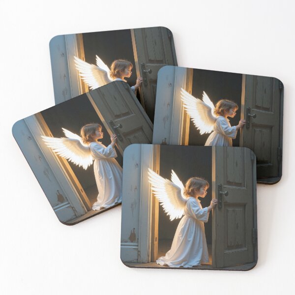 Item preview, Angel Peeking Around a Door designed and sold by Maria Dryfhout.