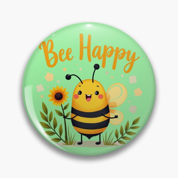 Item preview, Happy Beekeeping Bee with Sunflower Joy designed and sold by Timeless Design.