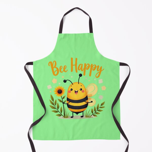Item preview, Happy Beekeeping Bee with Sunflower Joy designed and sold by Timeless Design.