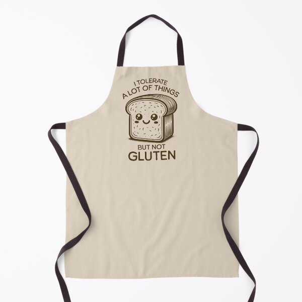 Item preview, I Tolerate A Lot Of Things But Not Gluten Cute Kawaii Bread Gluten Allergy Humor designed and sold by KLArtzStore.