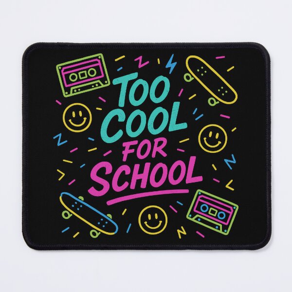 Item preview, Vibrant 'Too Cool For School' Graphic Unisex designed and sold by ThreadQuirk.