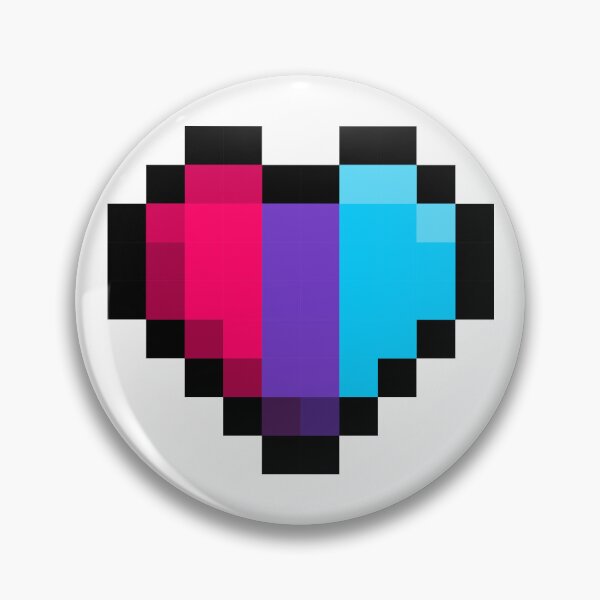 Item preview, AndrogynePixel Heart Pride Flag designed and sold by HarveyHandcraftsandDesigns.