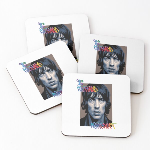 Item preview, Richard Ashcroft (rainbow text) designed and sold by Manchester Design Studio.