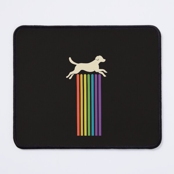 Item preview, Pride Pup – Rainbow Dog Leaping Minimalist Design designed and sold by SukunFlowco.