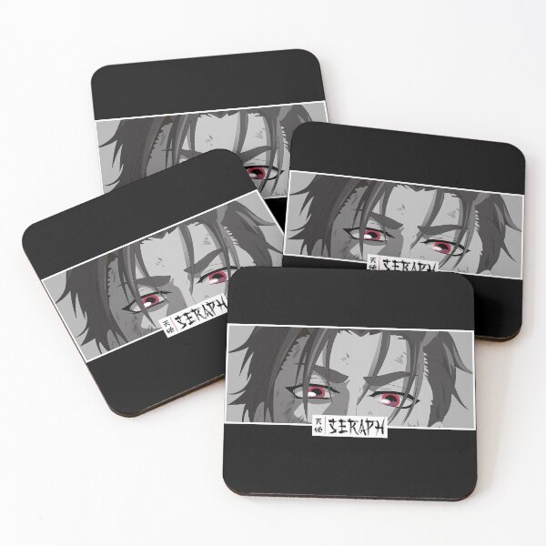 Item preview, Seraph Anime Eyes Monochrome Japanese Cozy Manga designed and sold by Otakurypto.
