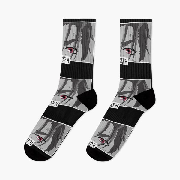 Item preview, Seraph Anime Eyes Monochrome Japanese Cozy Manga designed and sold by Otakurypto.