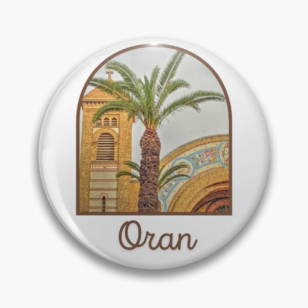Item preview, Oran – Illustrated City with Brown Frame designed and sold by Curly-Erre.