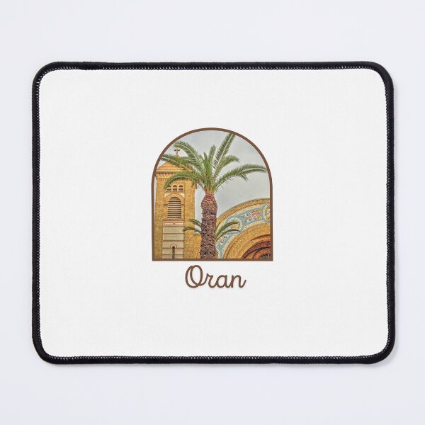 Item preview, Oran – Illustrated City with Brown Frame designed and sold by Curly-Erre.