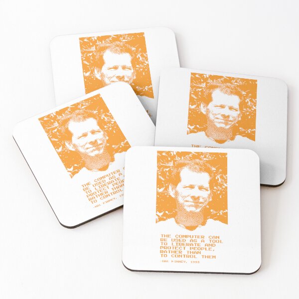 Item preview, Hal Finney Bitcoin Computer Pixel Quote designed and sold by CyberRex.