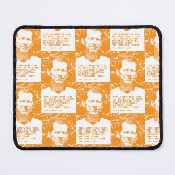 Item preview, Hal Finney Bitcoin Computer Pixel Quote designed and sold by CyberRex.
