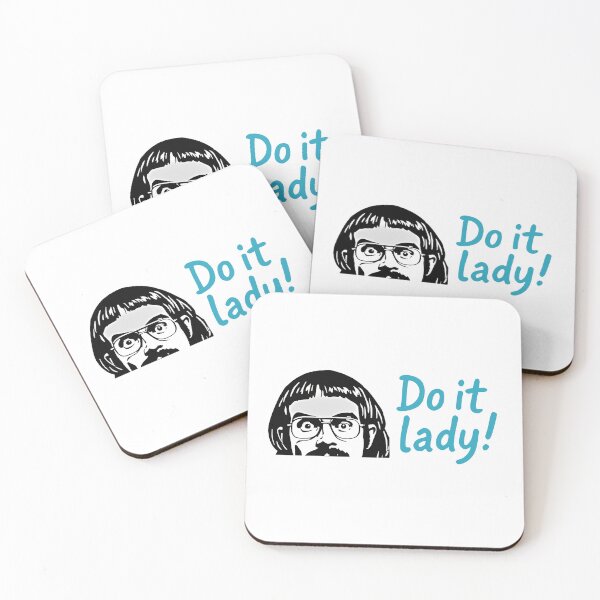 Item preview, Do it lady! Sticker – Viral Chit Meme on Waterproof Vinyl designed and sold by Walmarval ⭐⭐⭐⭐⭐.