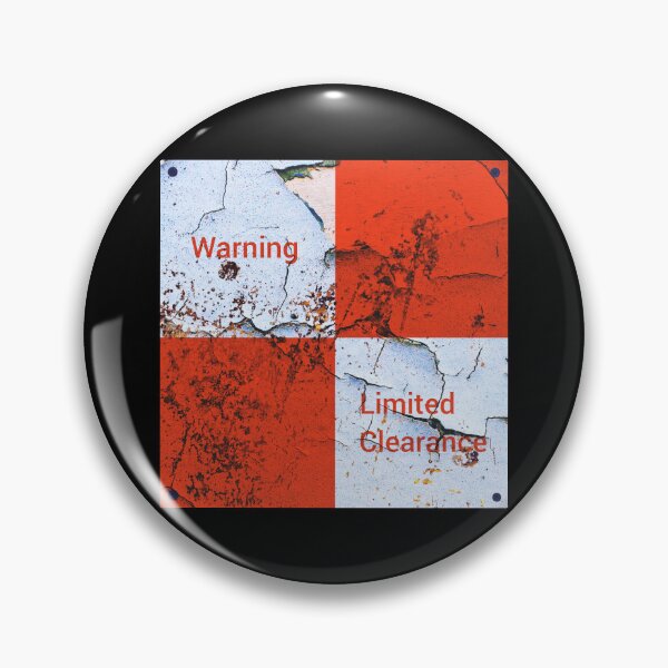 Item preview, British rail warning sign weathered look designed and sold by TrainFanatic.