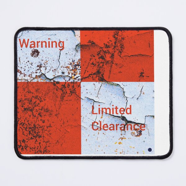 Item preview, British rail warning sign weathered look designed and sold by TrainFanatic.