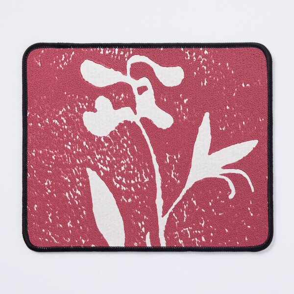 Item preview, Linocut Block Print, Magenta Flower designed and sold by artybynaty.