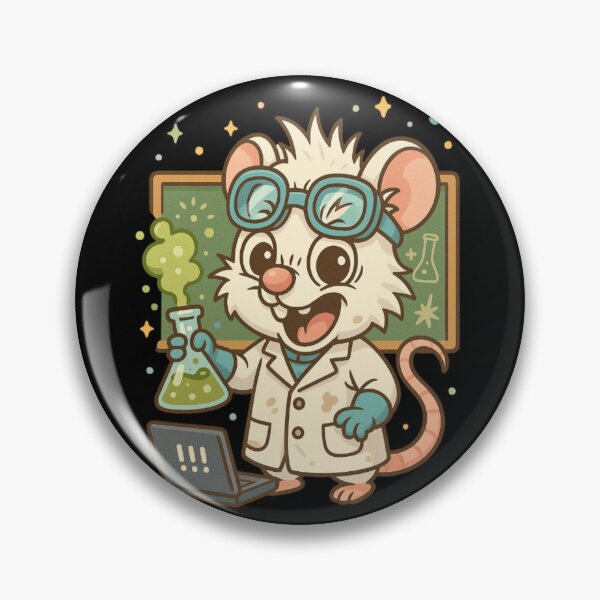 Item preview, Cute and funny lab rat designed and sold by DamioPolArt.