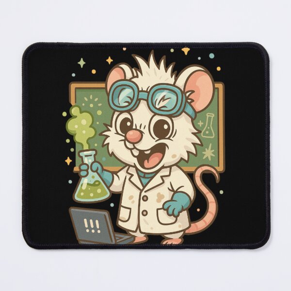 Item preview, Cute and funny lab rat designed and sold by DamioPolArt.