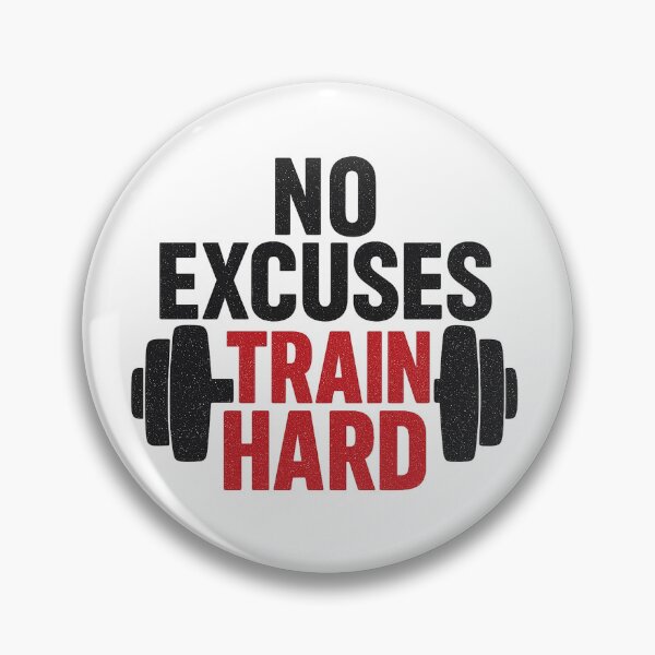 Artikelvorschau, Keine Ausreden Train Hard Gym Motivation entworfen und verkauft von Feel It All Club.