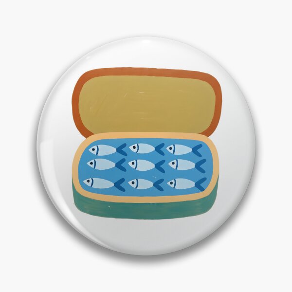 Item preview, Sardines in a Tin – Cute & Crunchy Comfortcore Art designed and sold by Hey Potato.