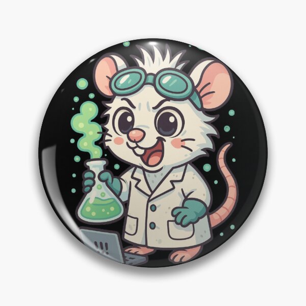 Item preview, Lab rat - funny animal designed and sold by DamioPolArt.