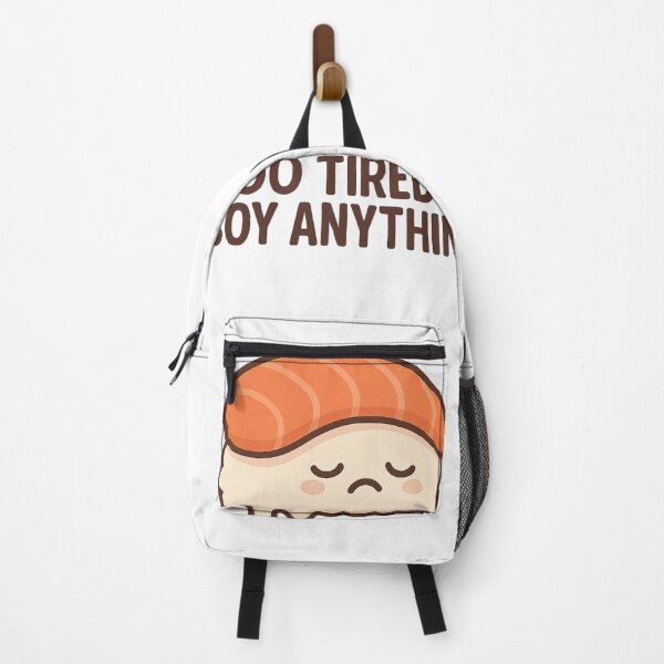 Item preview, Too Tired to Soy Anything – Kawaii Sushi Burnout Design designed and sold by Print_Drip.