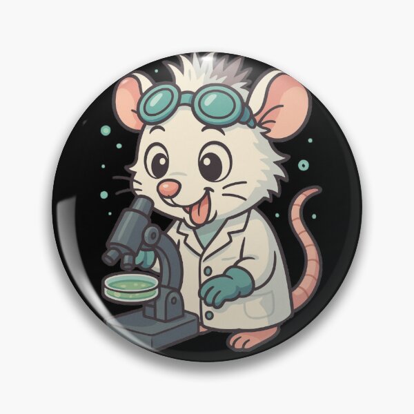 Item preview, Lab rat - funny animal and scientist designed and sold by DamioPolArt.