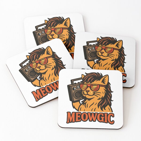 Item preview, Meowgic lion with a boombox designed and sold by JonysCreativeDesigns.