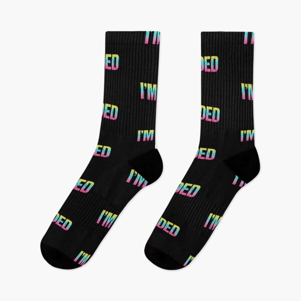 Item preview, I'm Ded, Neon Gradient designed and sold by Memes N Lore .