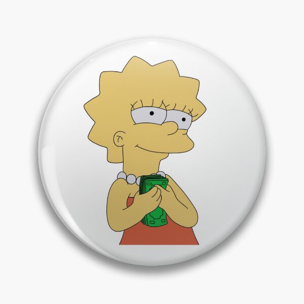 Item preview, Lisa Simpson with her Money designed and sold by WillowTreeArt.