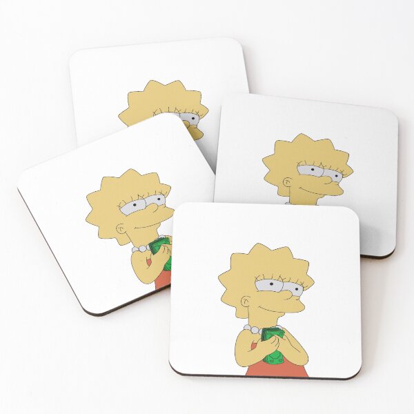 Item preview, Lisa Simpson with her Money designed and sold by WillowTreeArt.