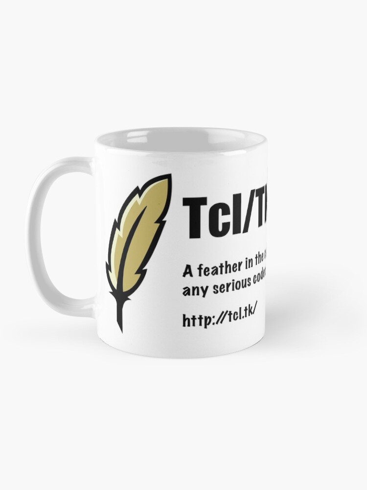 Alternate view of Tcl/Tk - Feather in the cap - Coder Mug