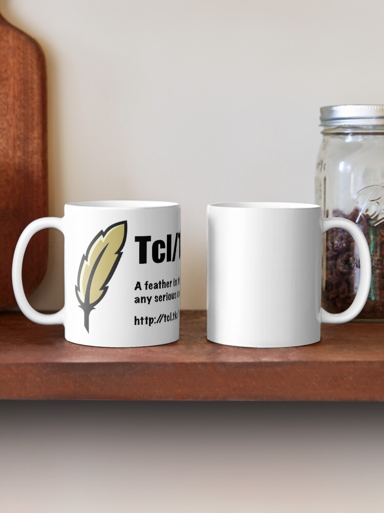 Alternate view of Tcl/Tk - Feather in the cap - Coder Mug