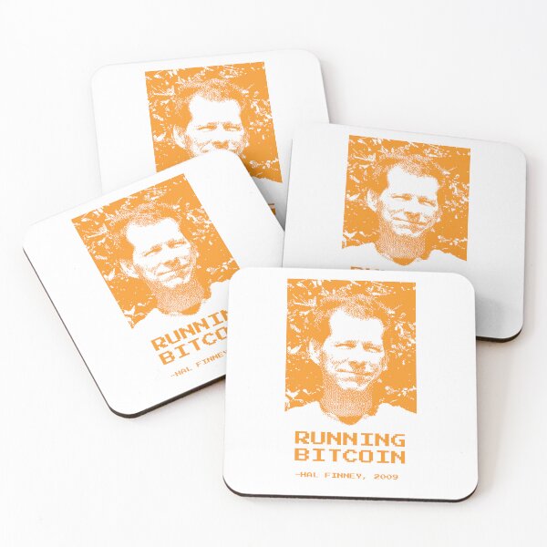 Item preview, Hal Finney Running Bitcoin Computer Pixel Quote designed and sold by CyberRex.