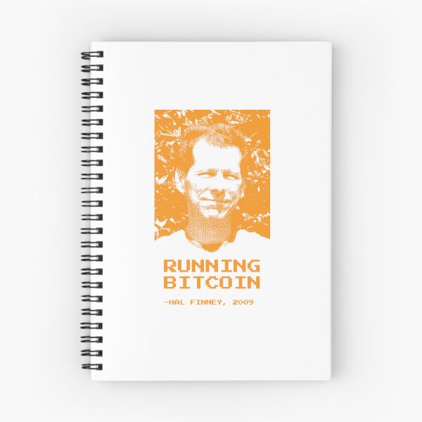 Item preview, Hal Finney Running Bitcoin Computer Pixel Quote designed and sold by CyberRex.