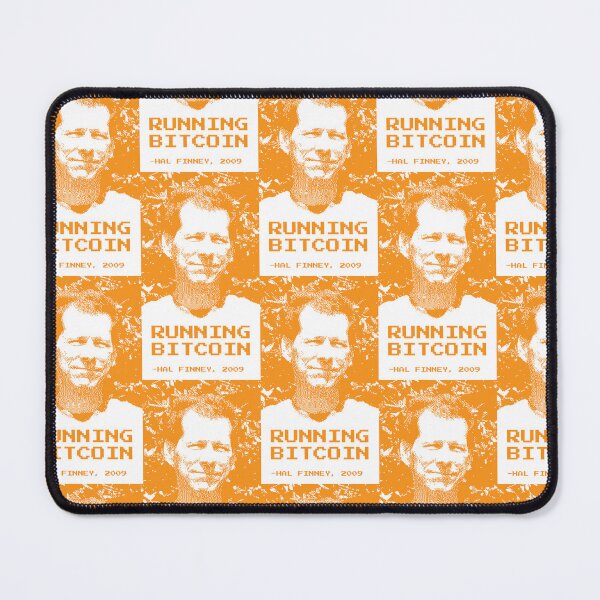 Item preview, Hal Finney Running Bitcoin Computer Pixel Quote designed and sold by CyberRex.