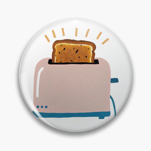 Item preview, Poppin’ Toast – Cheeky Toaster Art in Cozy Colors designed and sold by Hey Potato.
