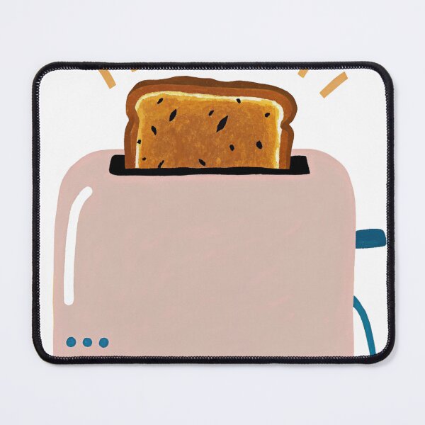 Item preview, Poppin’ Toast – Cheeky Toaster Art in Cozy Colors designed and sold by Hey Potato.