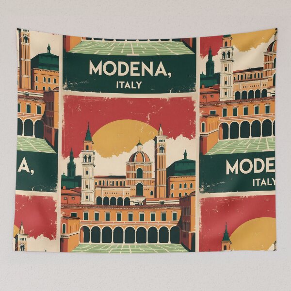 Item preview, Modena Italy Vintage Travel Tourism designed and sold by TravelersGems.