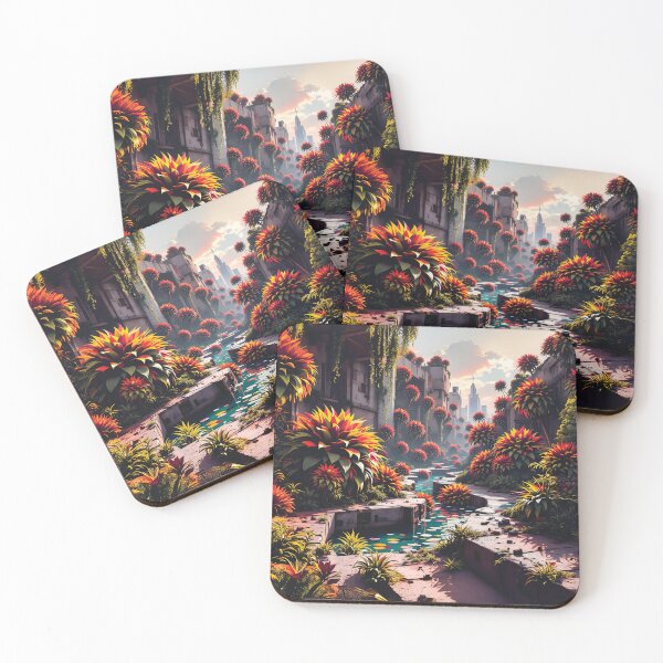 Item preview, Flowering weeds have taken over the abandoned city designed and sold by Marcu Ioachim.