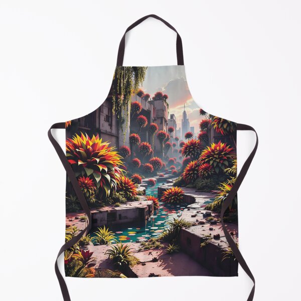 Item preview, Flowering weeds have taken over the abandoned city designed and sold by Marcu Ioachim.