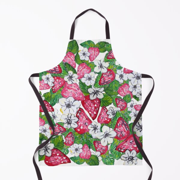 Item preview, Strawberry flower pattern designed and sold by Taçiana Estrela.