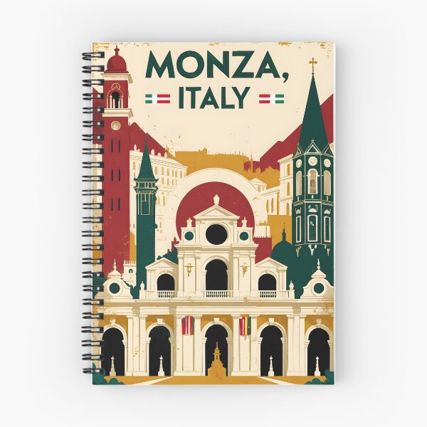 Item preview, Monza Italy Vintage Travel Tourism designed and sold by TravelersGems.